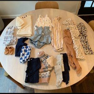 Girls clothing lot 0-12 months